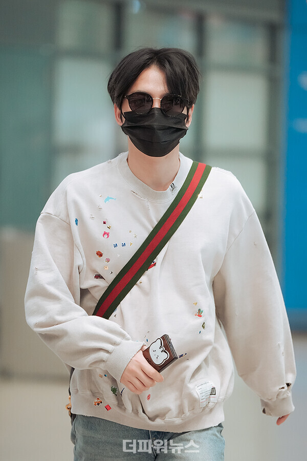 김재중,인천국제공항입국