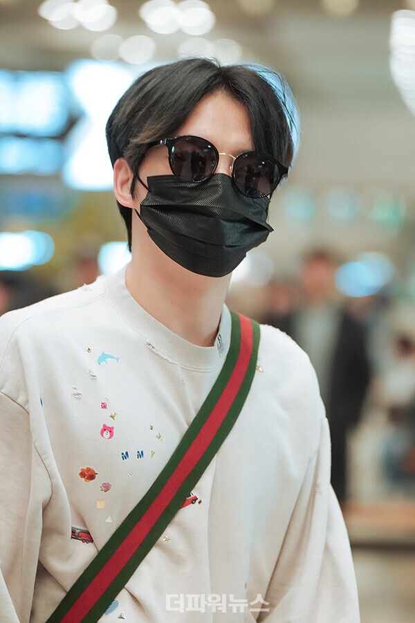 김재중,인천국제공항입국