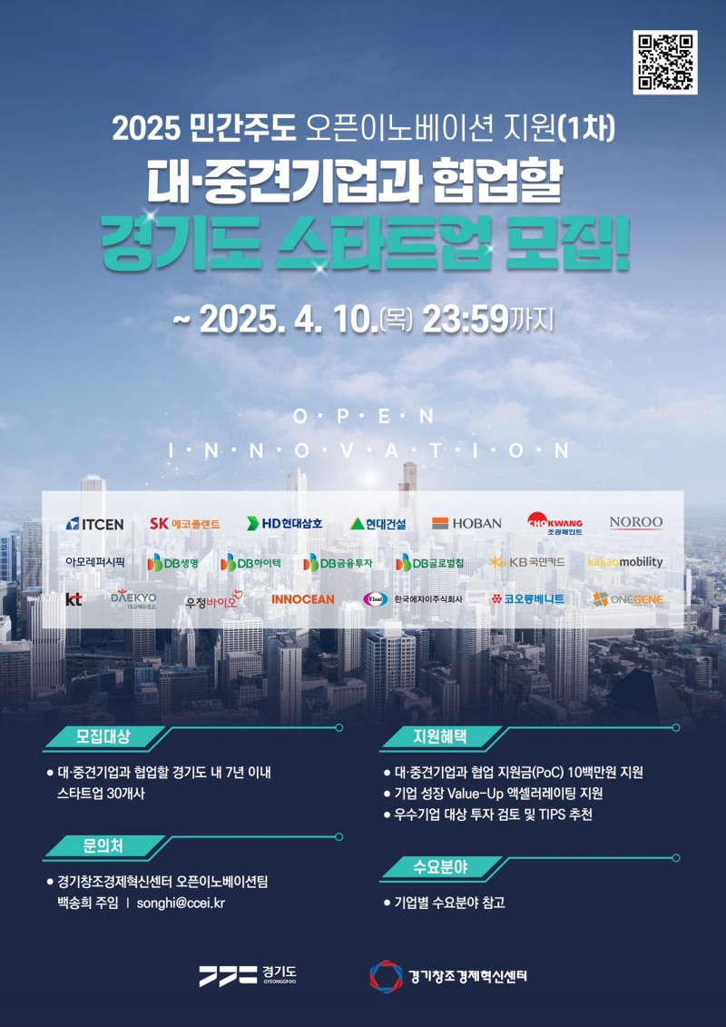 2025 민간주도 오픈이노베이션 포스터