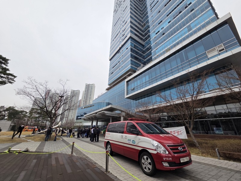 화재 발생한 용인 흥덕IT밸리(사진=연합뉴스)