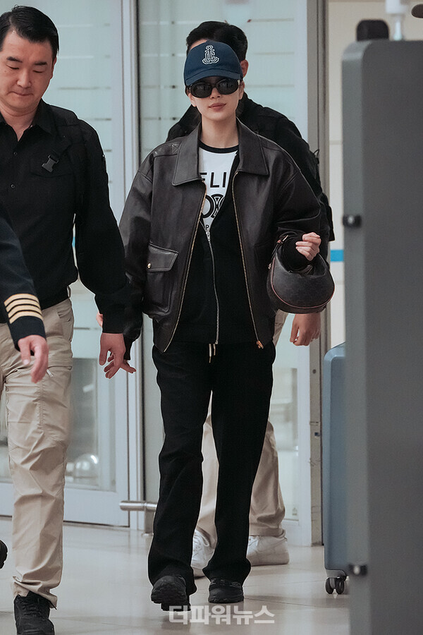 수지,인천국제공항입국