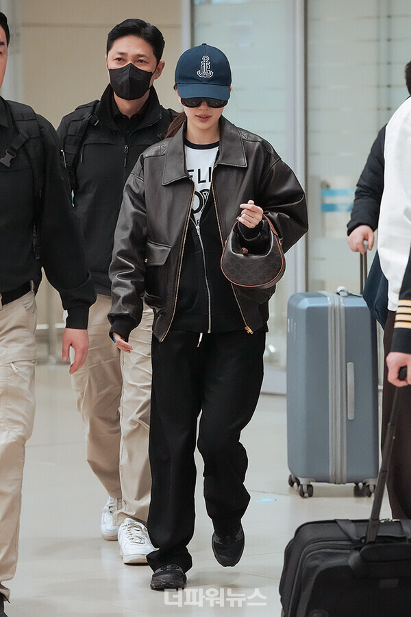 수지,인천국제공항입국