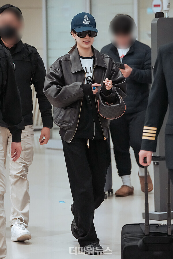 수지,인천국제공항입국