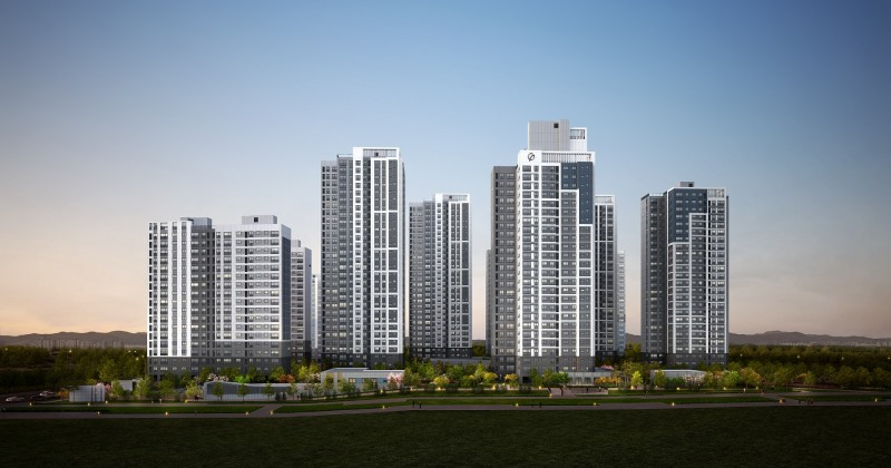 교산 푸르지오 더 퍼스트 투시도.(사진=대우건설)