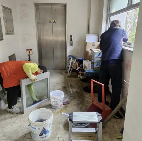 이태원북부 경로당 대청소 활동 사진