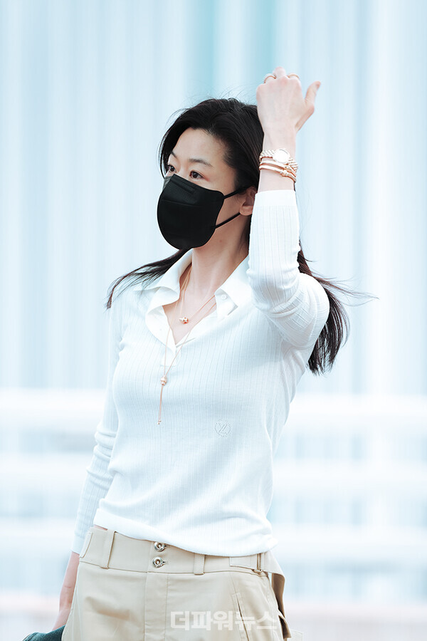 전지현,인천국제공항출국