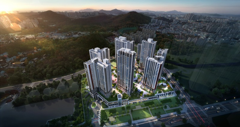 풍무역 롯데캐슬 시그니처 조감도.(사진=롯데건설)