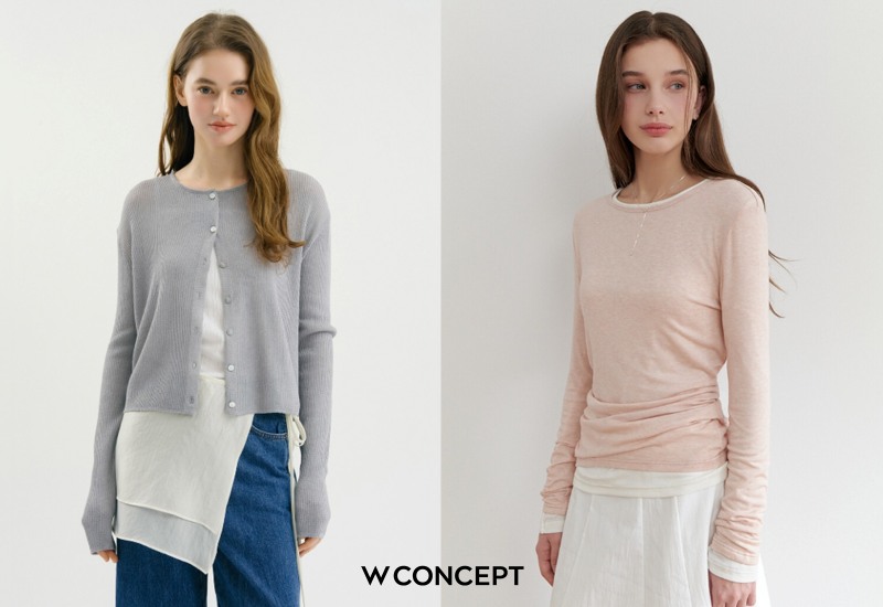 W컨셉, 레이어링 패션 매출 280% 급증