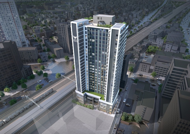 용산 남영역 롯데캐슬 헤리티지 투시도.