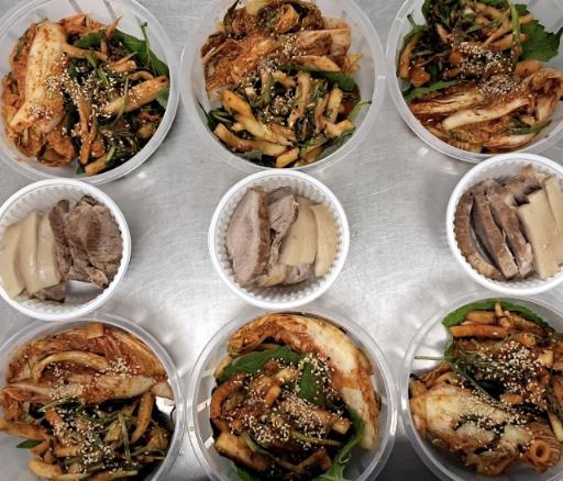 영양플러스 식사지원 보쌈 식단