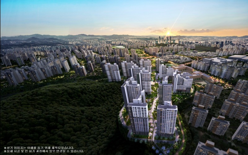 동탄 꿈의숲 자연&데시앙 조감도.(사진=태영건설)