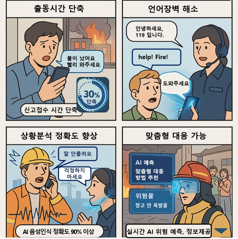 경기도소방재난본부 AI기반 119 신고접수 및 상황분석 어시스턴트 개발