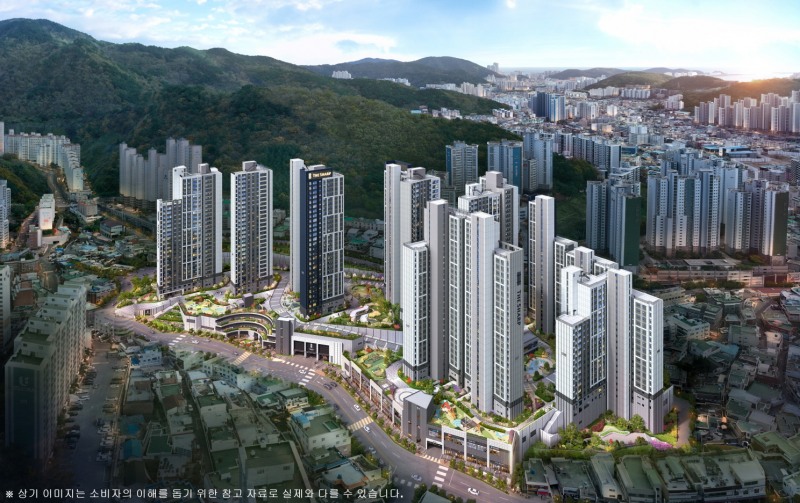 더샵 당리센트리체 조감도.(사진=포스코이앤씨)