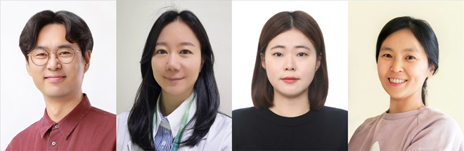 연구진 (왼쪽부터) 홍창완, 류지현, 조유나, 김보영.(제공=부산대)