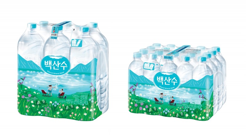 농심 백산수, 아트 컬래버레이션 패키지 선보여