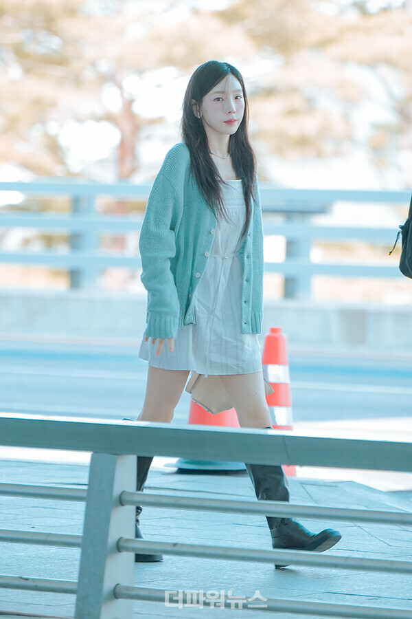 태연,인천국제공항출국