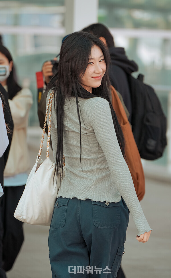 있지채령,인천국제공항출국