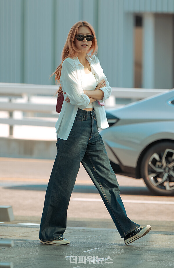 있지유나,인천국제공항출국
