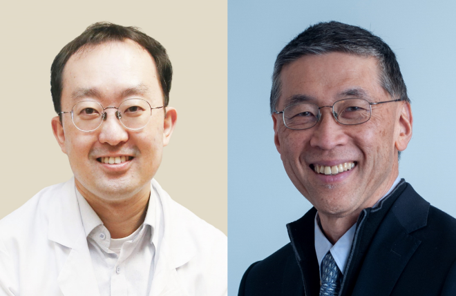 (왼쪽부터) 서울아산병원 소화기내과 최종기 교수 · 하버드의대 메사추세츠 종합병원 레이먼드 정 교수. 사진=서울아산병원