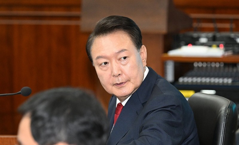 내란혐의 2차 공판 참석 당시 윤석열 전 대통령(사진=연합뉴스)