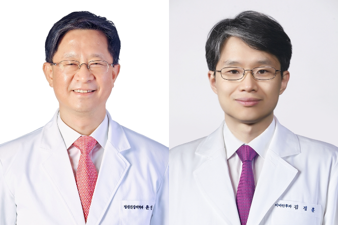 분당서울대병원 정신건강의학과 윤인영 교수(좌), 이비인후과 김정훈 교수(우). 사진=분당서울대병원
