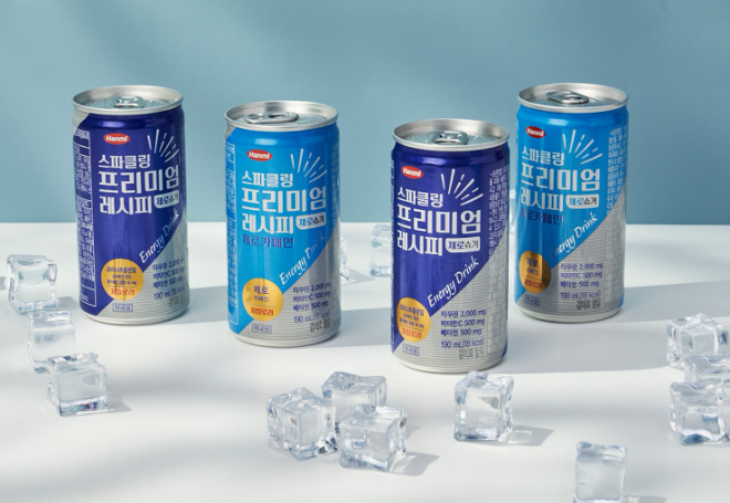 한미 '스파클링 프리미엄 레시피', 출시 3달만에 140만캔 판매 돌파