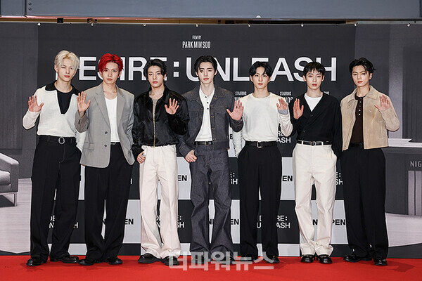 엔하이픈,미니6집‘DESIRE:UNLEASH’콘셉트시네마사전상영이벤트(사진:빌리프랩)