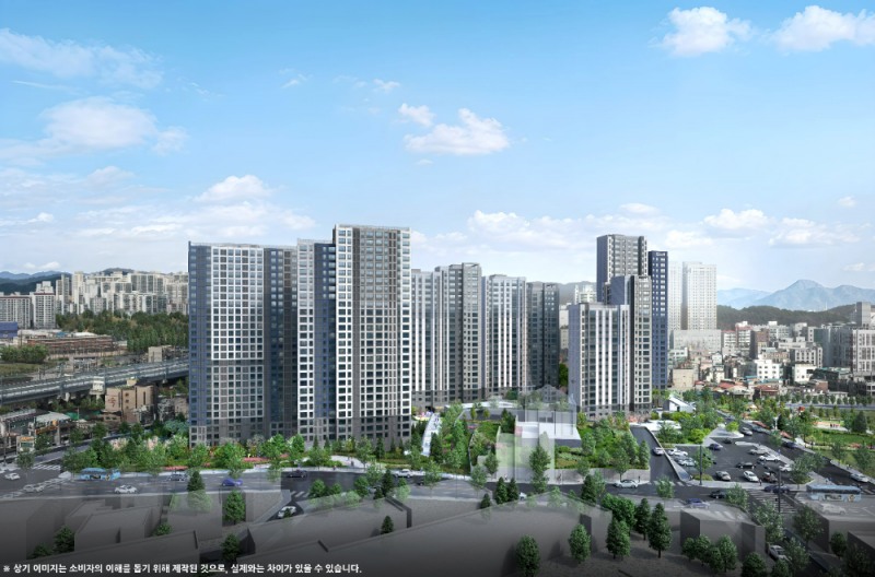 파주금촌 금호어울림 투시도.