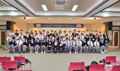 속초시-요나고시 자매결연 30주년 관련(지난해 요나고시 호쿠토 중학교 속초시 방문 사진)