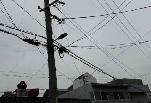 양천구, 공중케이블 정비 대상지 모습
