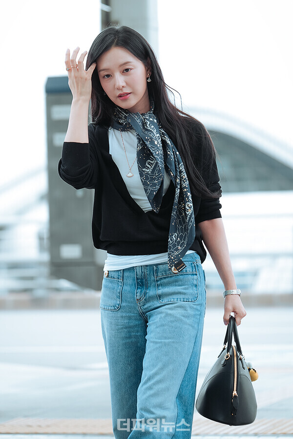 김지원,인천국제공항출국