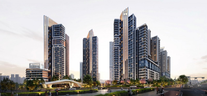 개포주공6·7단지 재건축 투시도.(사진=현대건설)