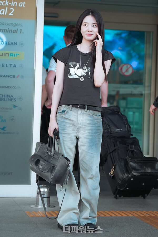 신시아,인천국제공항출국