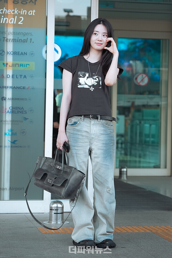 신시아,인천국제공항출국