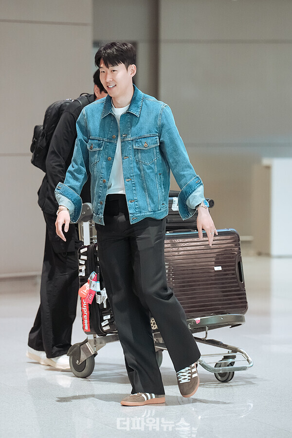 손흥민,인천국제공항입국