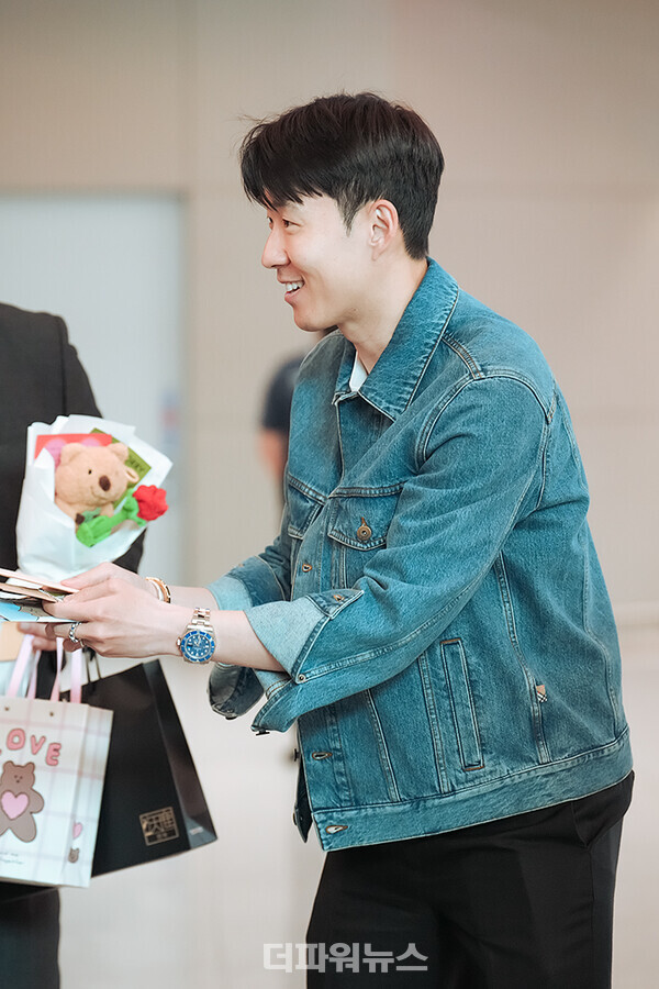 손흥민,인천국제공항입국