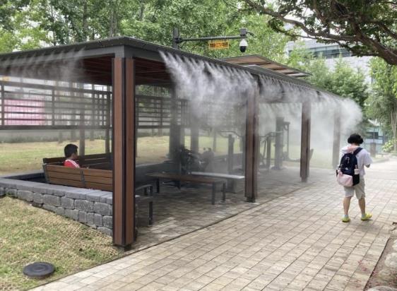 쿨링포그 가동사진