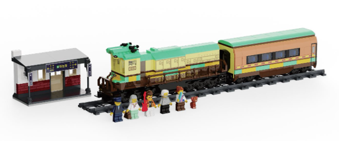 코레일유통, 759피스 모형 블록 ‘교외선’ 신제품 출시