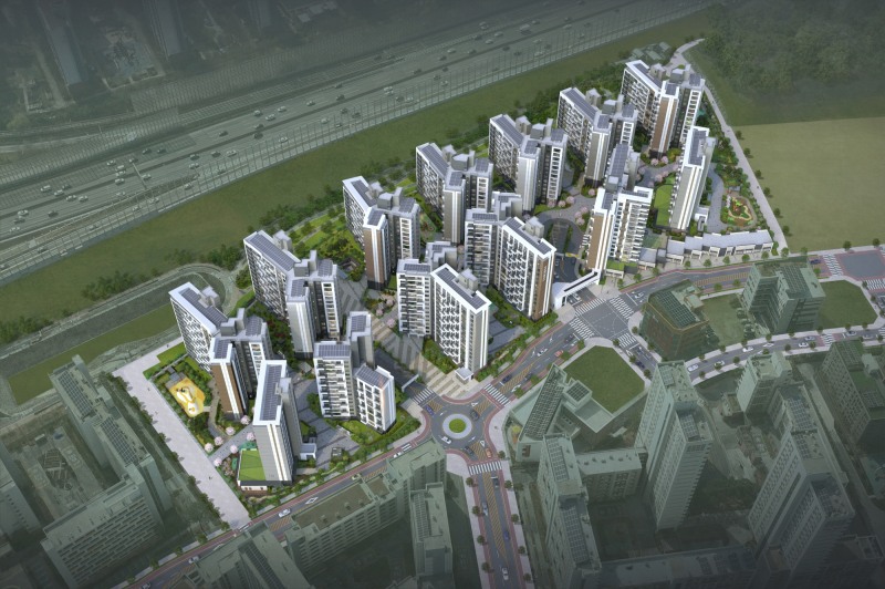 고덕 강일 대성베르힐 조감도.