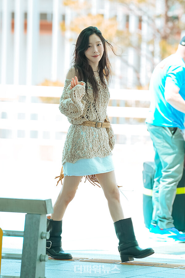 태연,인천국제공항출국