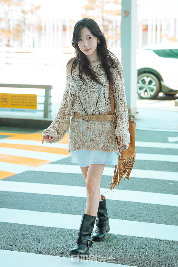 태연,인천국제공항출국