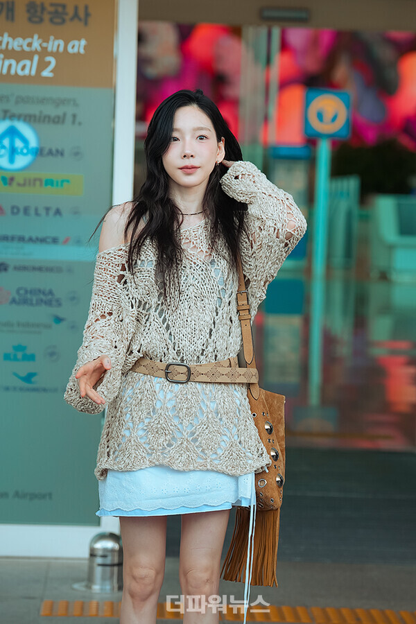 태연,인천국제공항출국