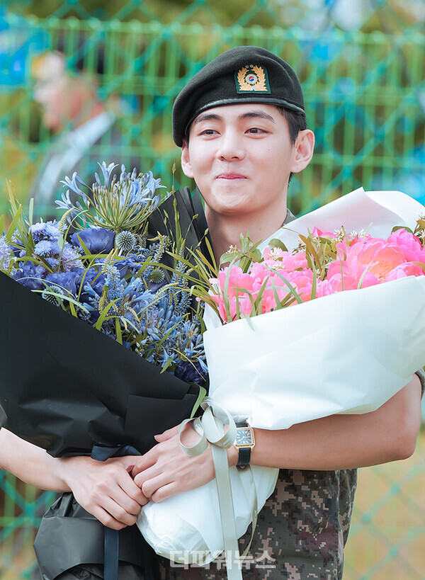 방탄소년단뷔,전역행사