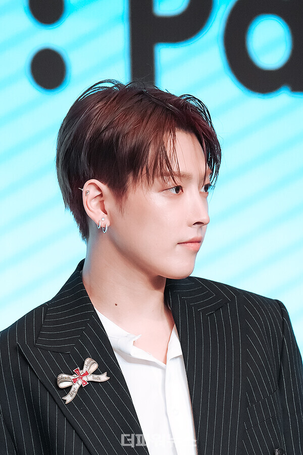 에이티즈홍중,미니12집'GOLDENHOUR:Part.3'발매기념기자간담회