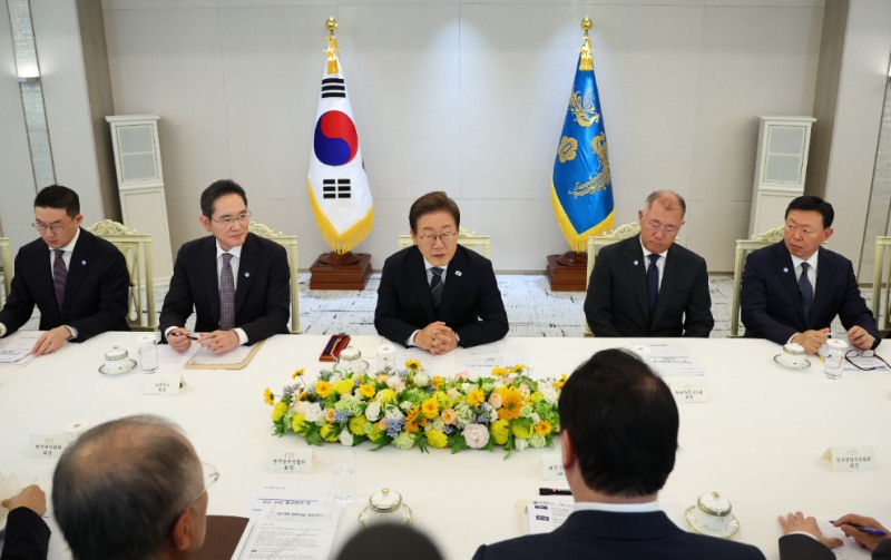 이재명 대통령, 경제단체·기업인 간담회 발언(사진=연합뉴스)