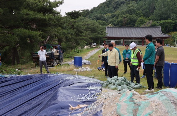 진천군, 자연 재난 대비 안전대책 회의와 현장점검 실시
