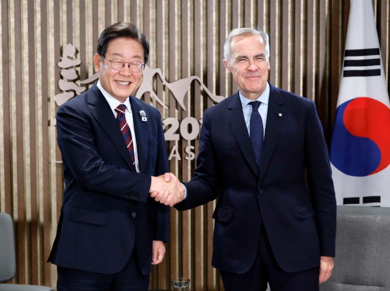 이재명 대통령, 한·캐나다 정상회담(사진=연합뉴스)