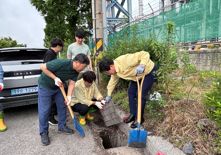 장마철 대비 우수관로 집중 점검
