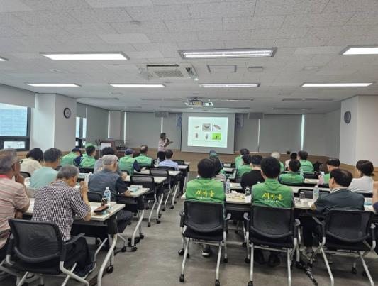 안전교육 진행 모습