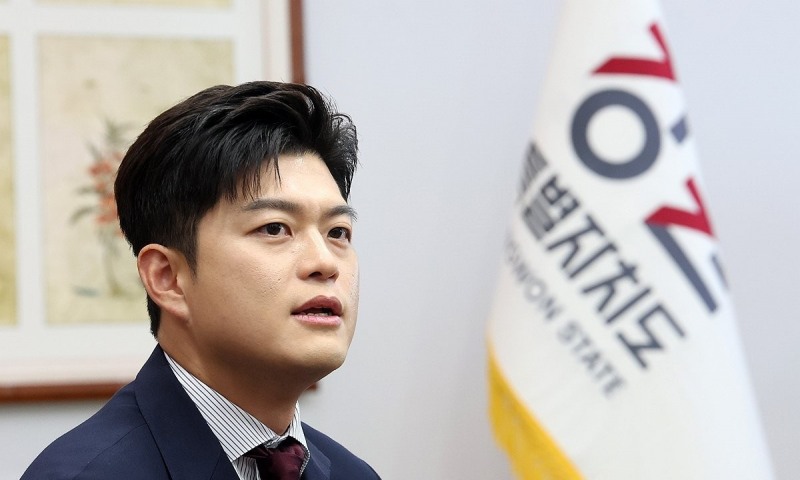 강원 방문한 국민의힘 김용태 비대위원장(사진=연합뉴스)